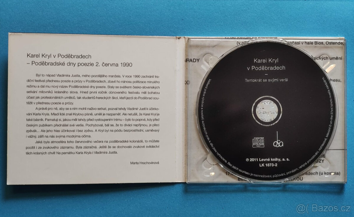 CD Karel Kryl V Poděbradech 2011 Top stav - 3
