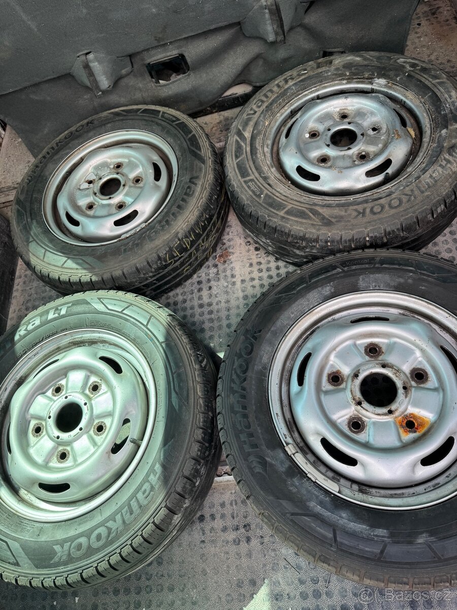 LETNÍ pneu 195 70 15C + disky na FORD TRANSIT - 3