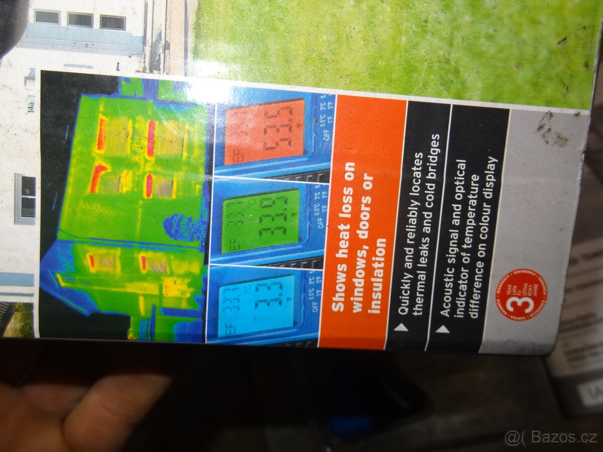 -40 az 220°C infračervený bezkontaktni teploměr PowerFix Par - 3