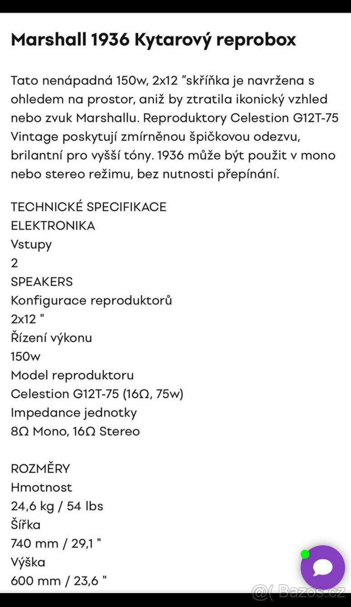 MARSHALL 🎸 NABÍZÍM ZVLÁŠŤ - 3