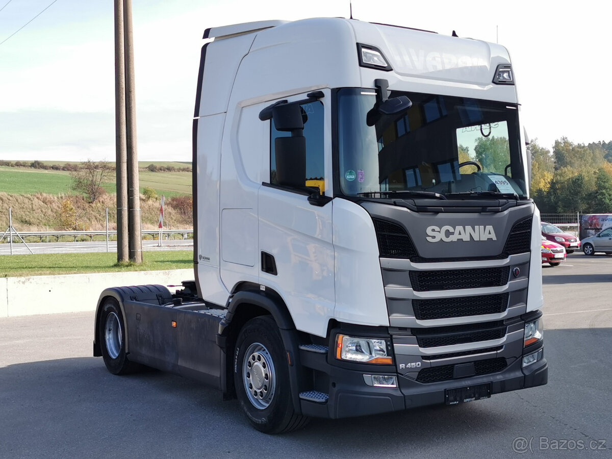 Prodám tahač návěsů SCANIA R450 EURO 6 E jednnokruhová hydr. - 3
