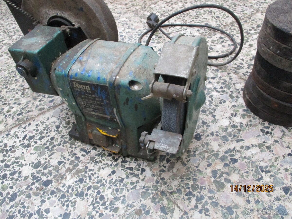 dvoukotoučová bruska FERM FSMC 200/150 , HOLAND - 3