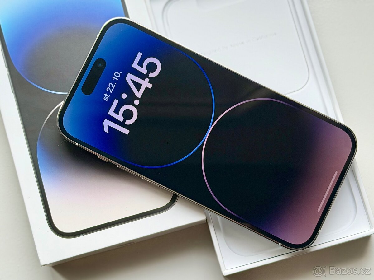 iPhone 14 Pro Silver BATERIE 100% TOP - 3