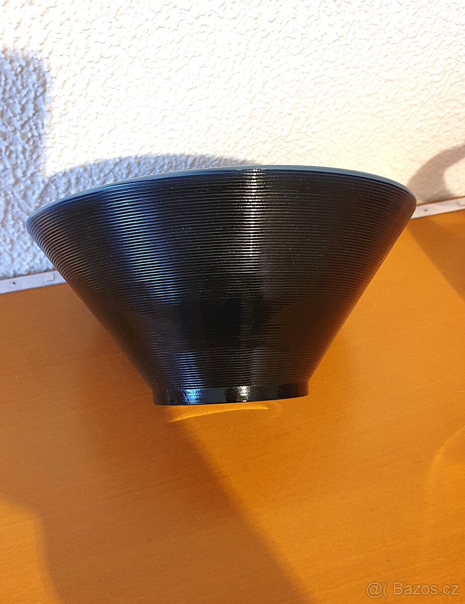 Hutní sklo -Černá autorská mísa - JiřÍ Šuhájek - 3