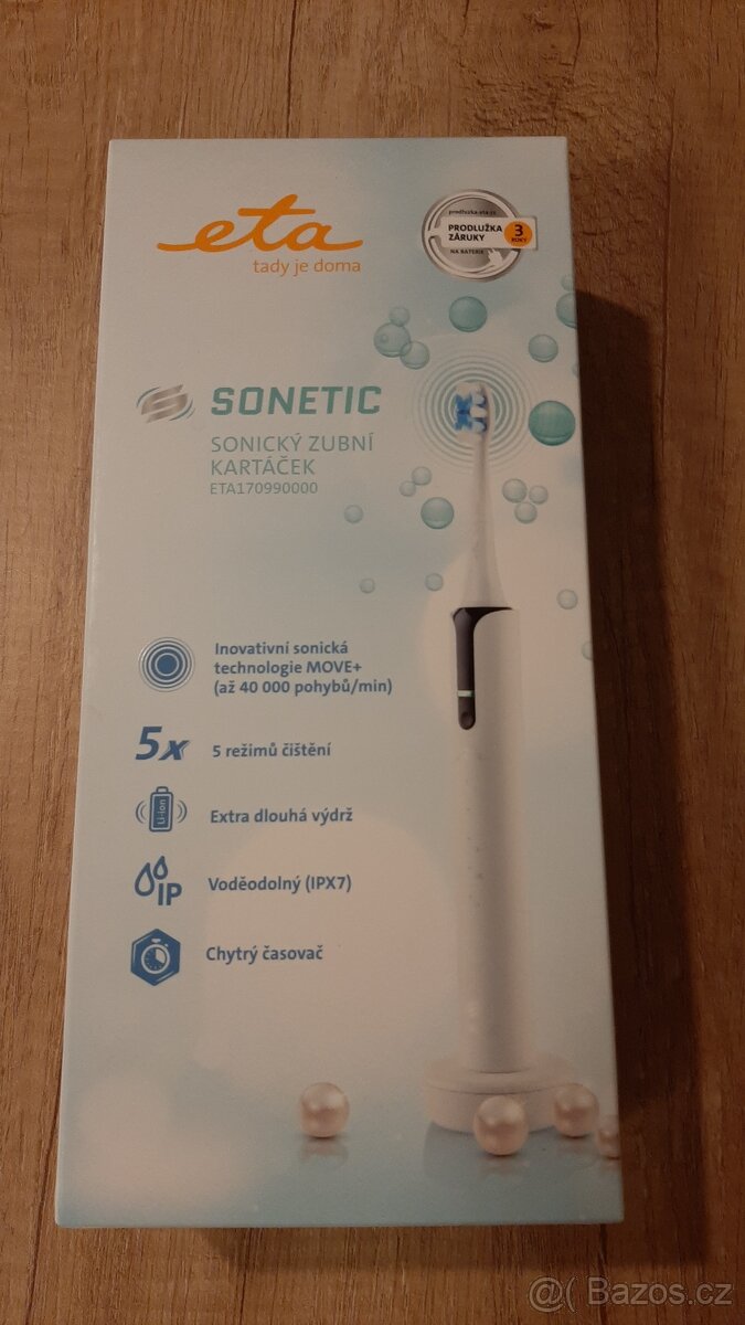 Elektrický sonický zubní kartáček ETA - 3