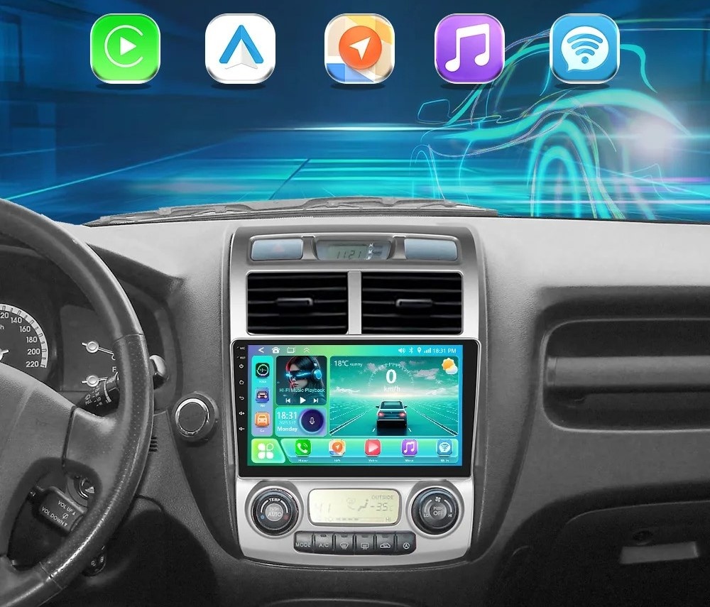 Kia sportage autorádio Podofo - 3