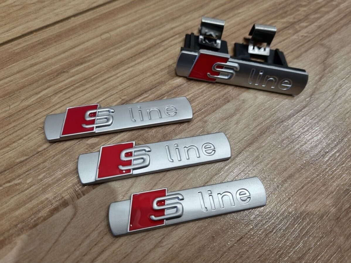 AUDI Sline napisy znak loga S line - 3