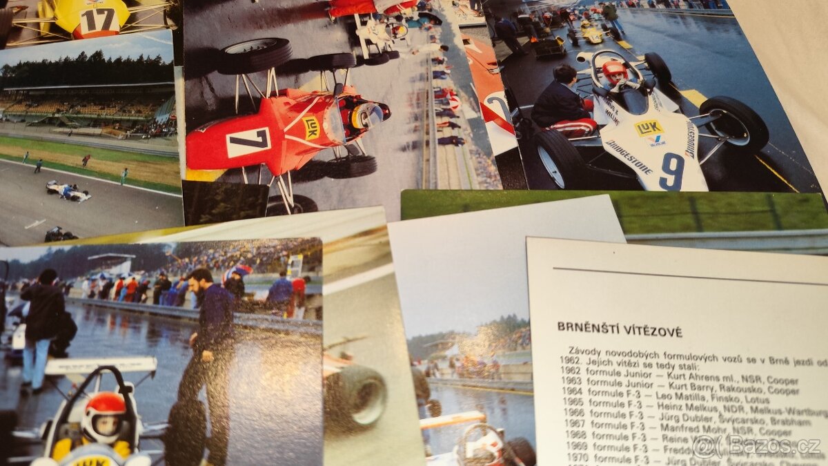 Grand prix ČSSR Brno – závody formulových vozů karty formule - 3