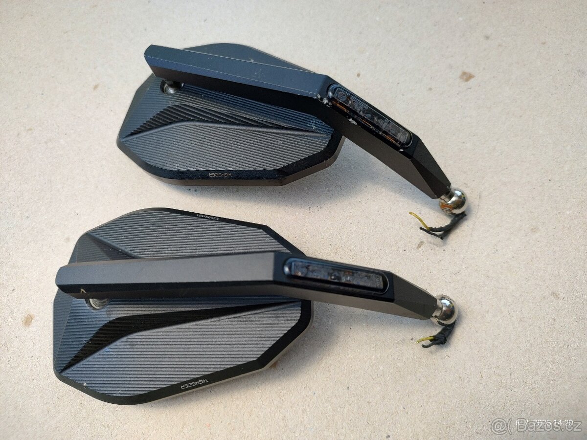 zrcátka Highsider PW-203 s blinkrem + hefty - 3