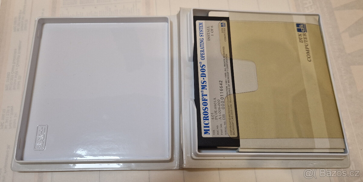 Retro krabicovy software Microsoft MS-DOS v4.01 - 3
