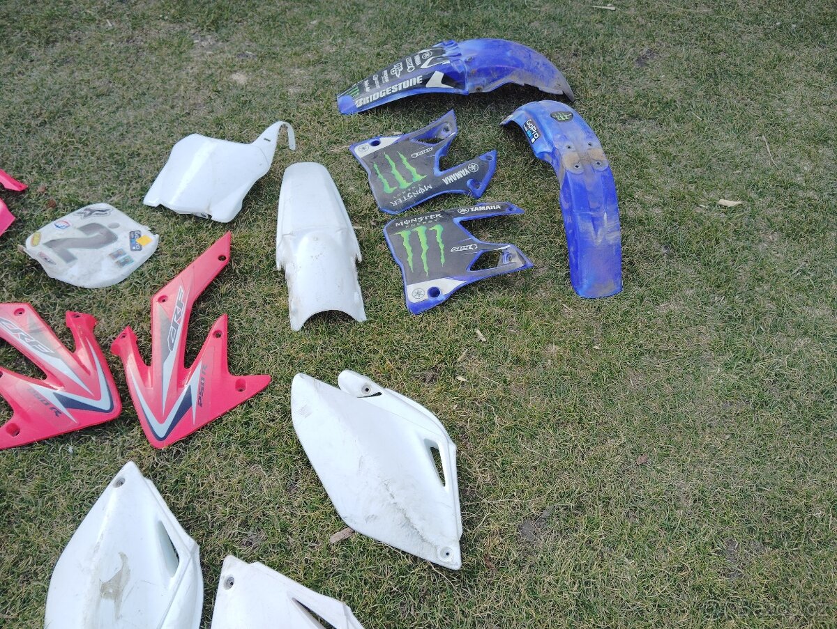 Plasty Honda crf 250, Yamaha yz 125