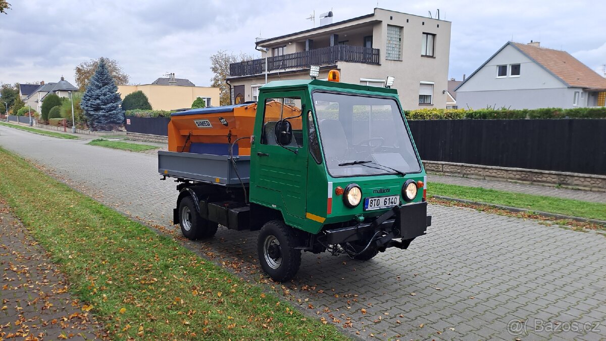 Multicar M25 4x4 sklápěč sypač a radlice - 3