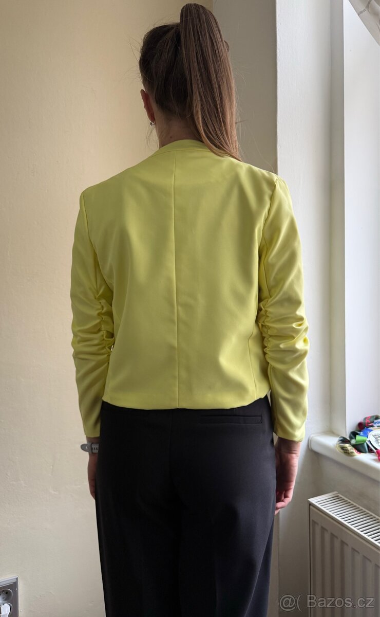 Dámske žlté sako - 3