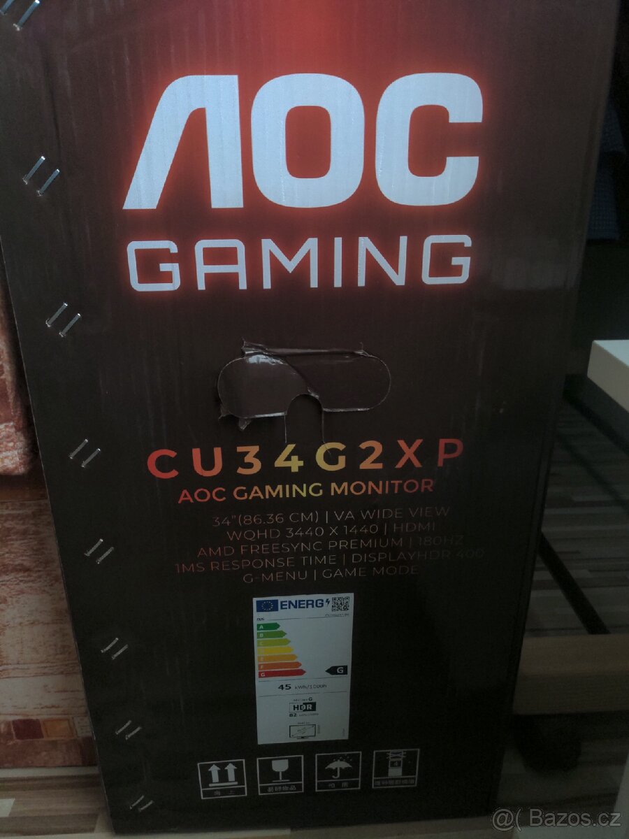 Herní monitor 34 AOC ultrawide - 3