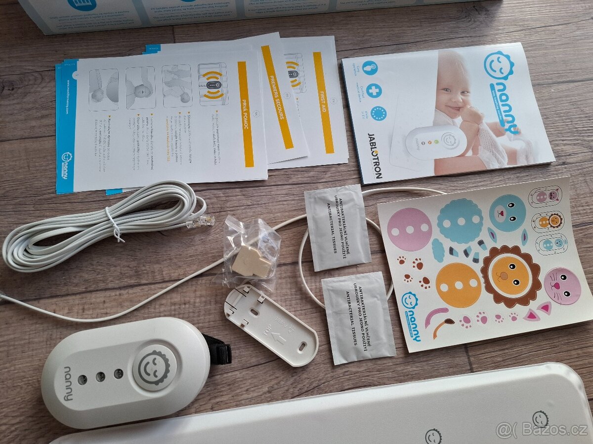 Jablotron BM02 Nanny monitor dechu, balení 1 - 3