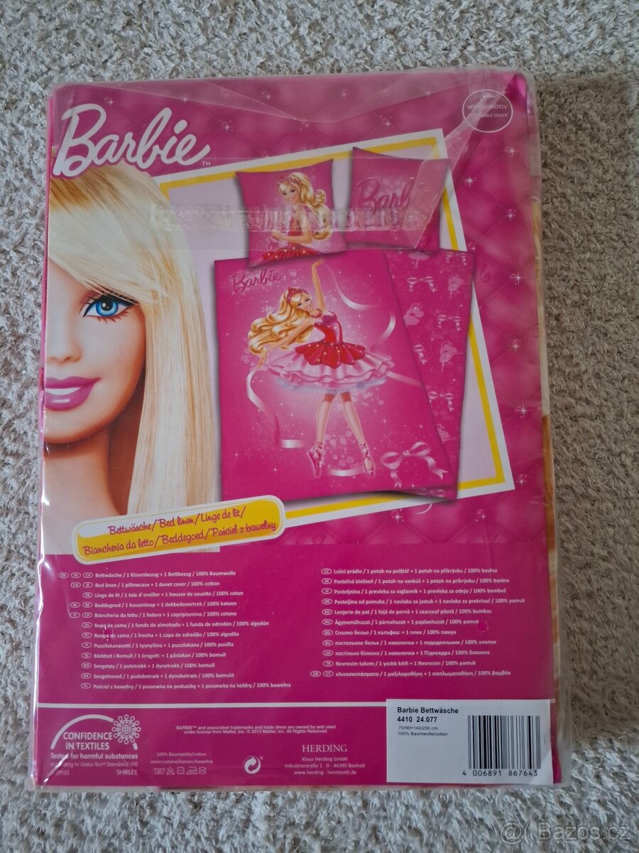 Dětské povlečení Barbie - nové - 3