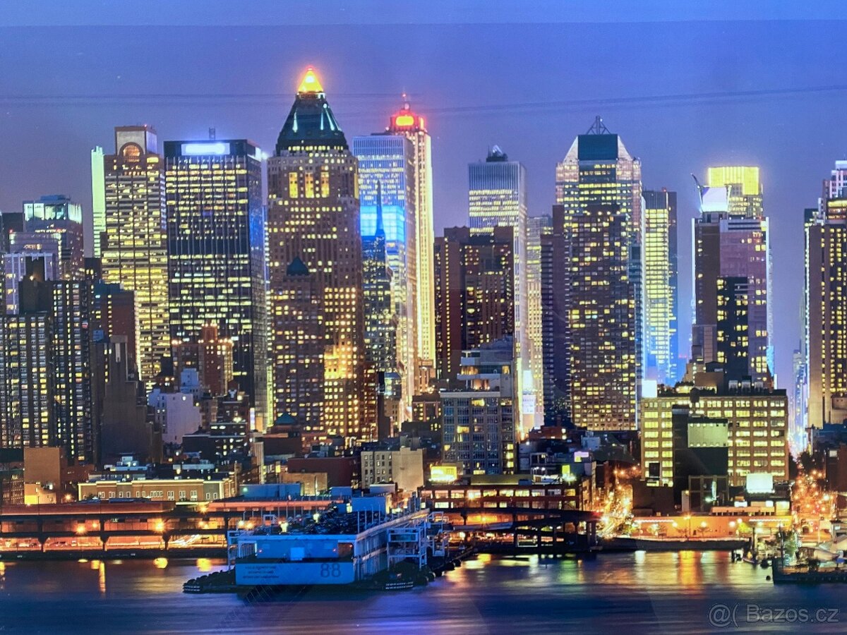 Skleněný obraz NEW YORK (125cm x 50cm) - 3