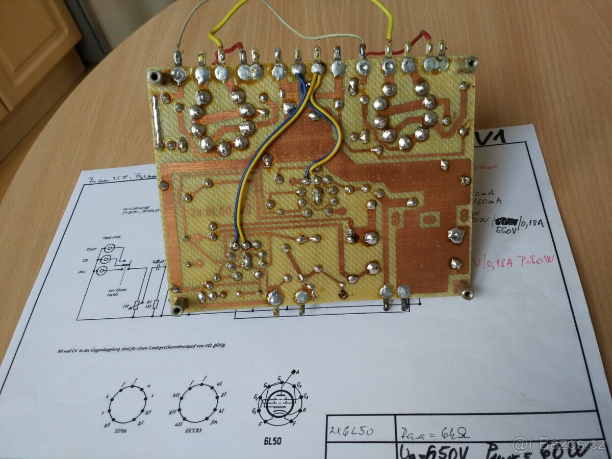 Modul zesilovače push-pull 50W - 3