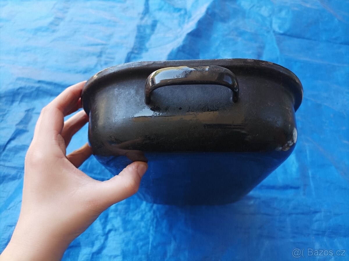 Smaltovaný černý plech - 3