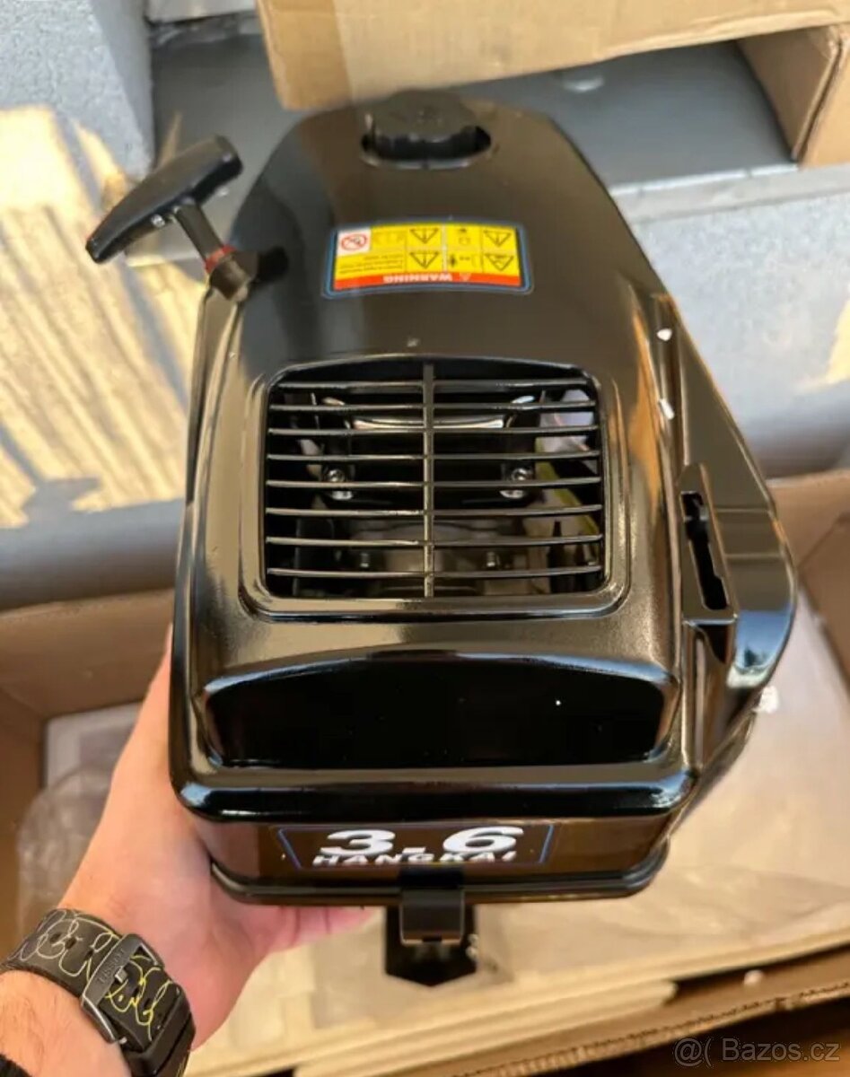 Lodní motor 3,6 HP 2T přívěsný s vodním chlazením - 3