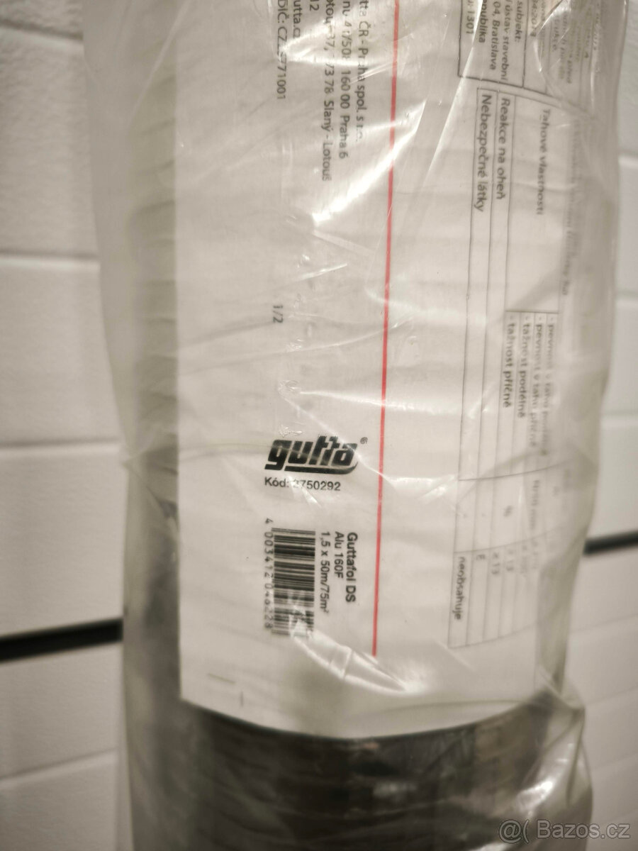 Parotěsná fólie Gutta DS ALU 160+páska+lepidla - 3