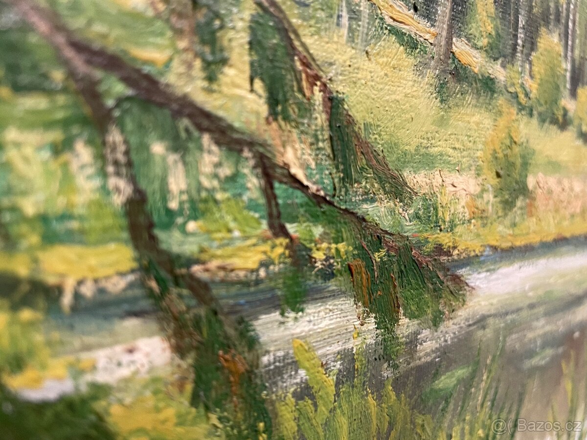 Starožitný obraz - v podpisu Josef Soukup - 3