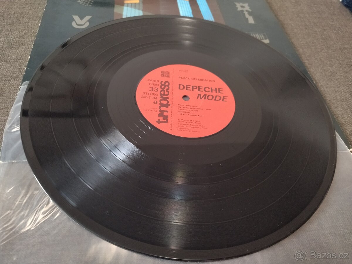 LP - DEPECHE MODE - Black Celebration - SX-T 84 - 3