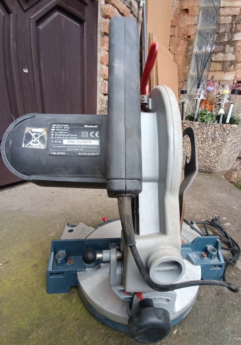 Pokosová pila Einhel KGS 210/2 Profi .Plně funkční na prodej - 3