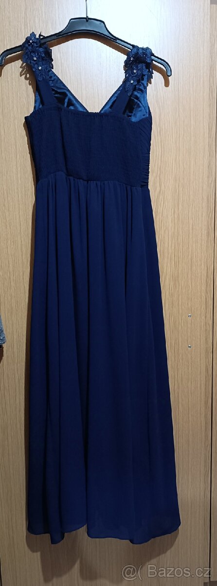 Dámské šaty tmavě modré vel L - 3
