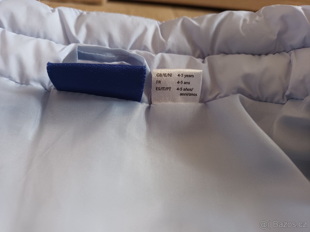 Dětská světle modrá podzimní/jarní bunda, 4-5 let - 3