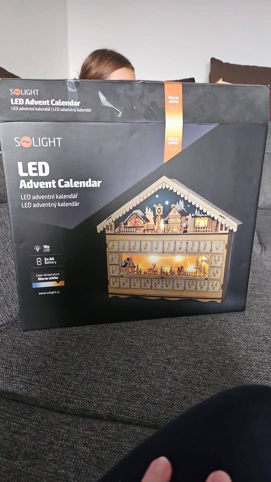 Adventní kalendář dřevo - 3