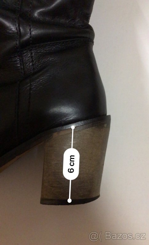 Prodám kožené kozačky - 3