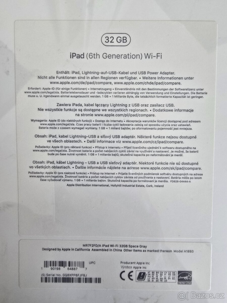 Apple iPad 6th generation Wi-Fi 32 GB Space grey - 3
