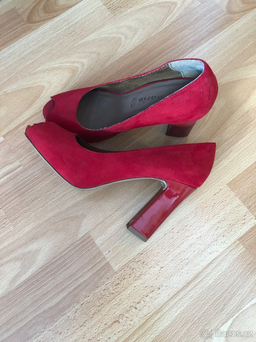 Tamaris červené boty - 3