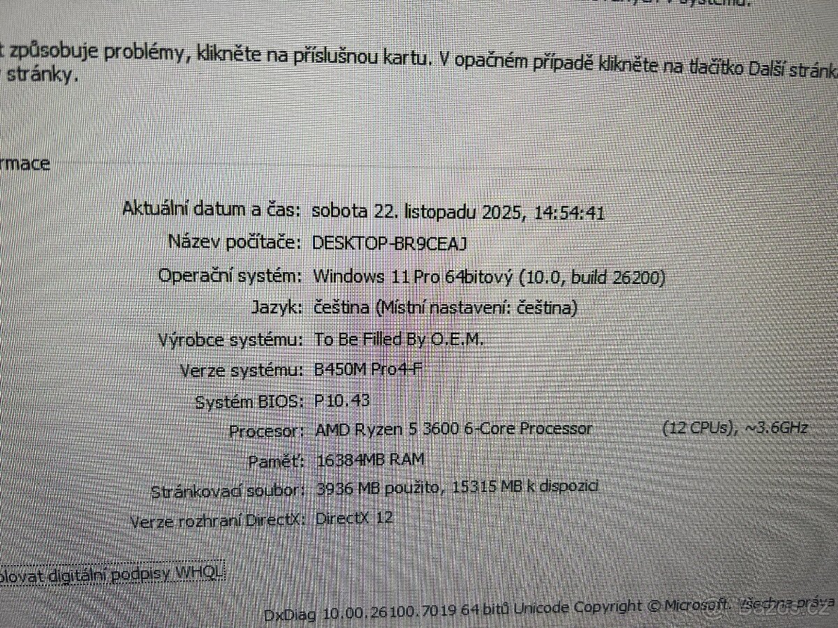 Herní počítač Ryzen 5 3600 GTX 1660 OC - 3