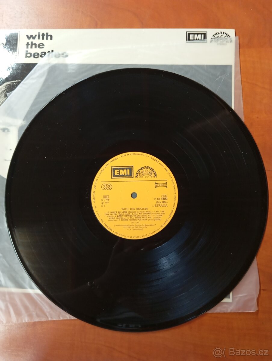 LP - The beatles -With the beatles - 3