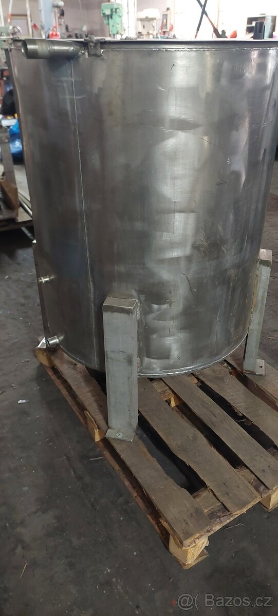 nerezová nádoba prům. 800, výška 1050 mm - 3
