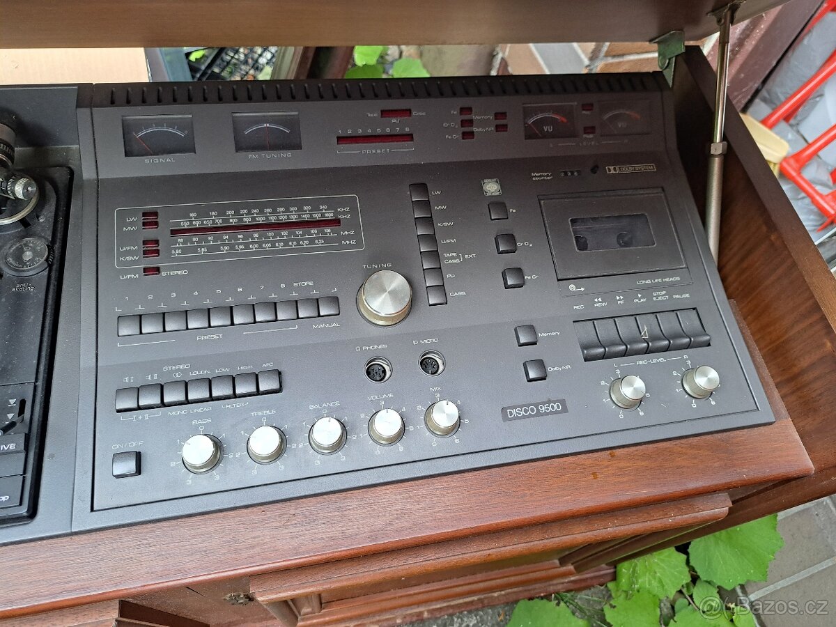 Rustikální hudební skříň DISCO 9500 Hi-Fi Číst popis - 3