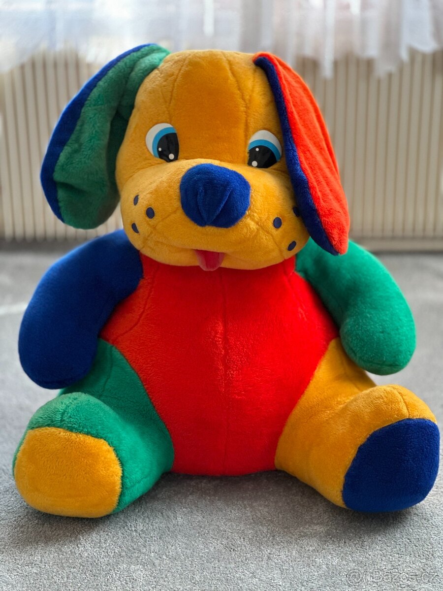 Metrový Mega Plyšák Maxi Pes Fík (V99, D90, H50) - 3