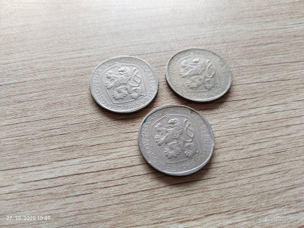 3x 3kčs Československo - 3