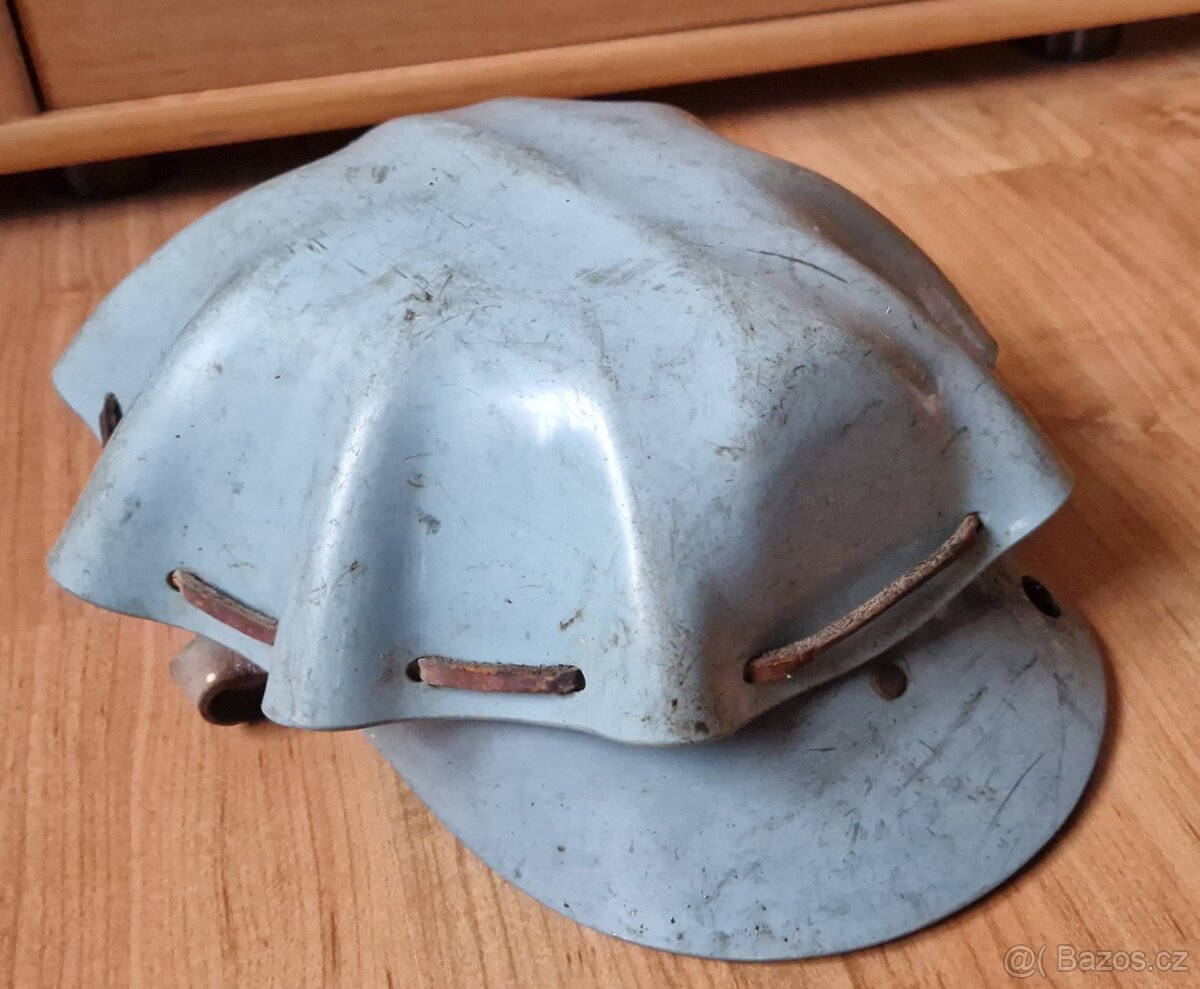 Hornická helma,přilba želva laminátová 4x,hornická lodička - 3