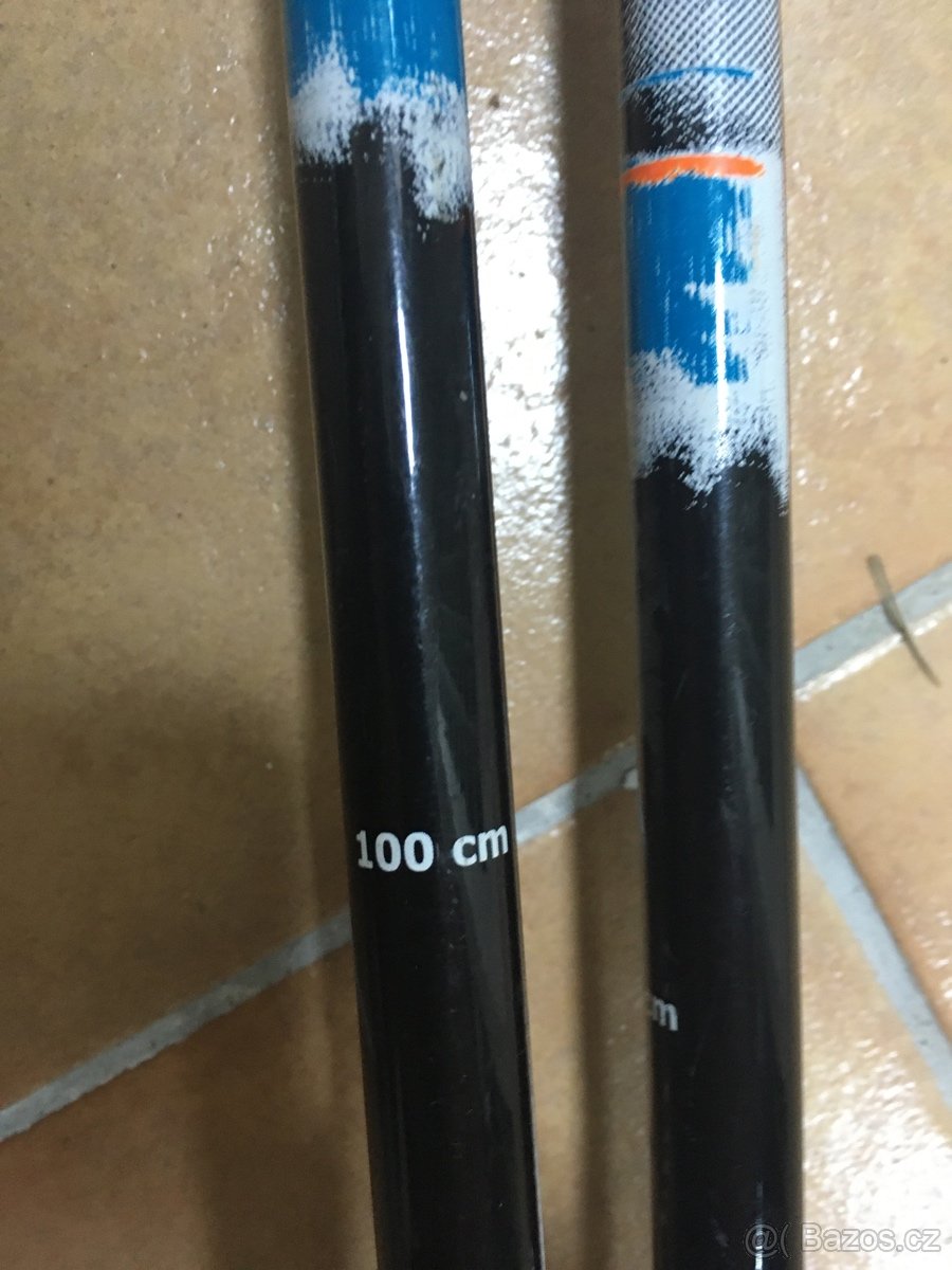 Hůlky sjezdové 100 a 95 cm dětské - 3