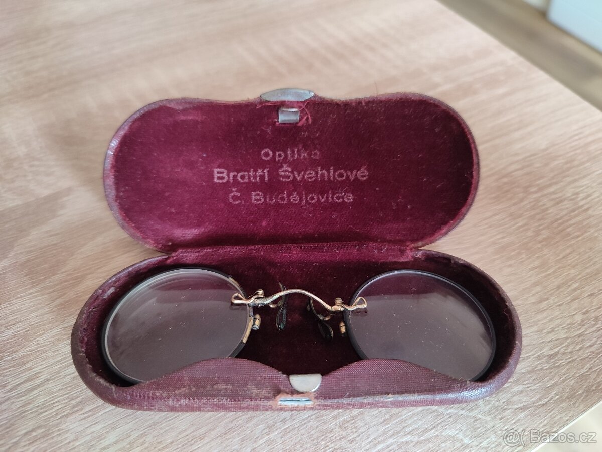 Starožitné brýle cvikr - 3