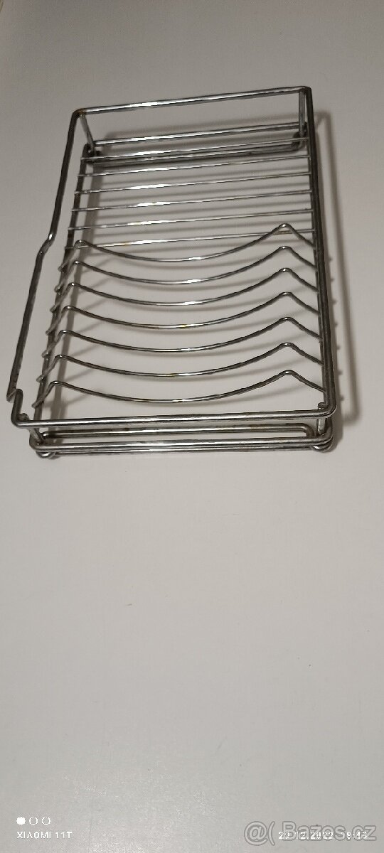 6x Nerez stojany mísa a háčky - 3