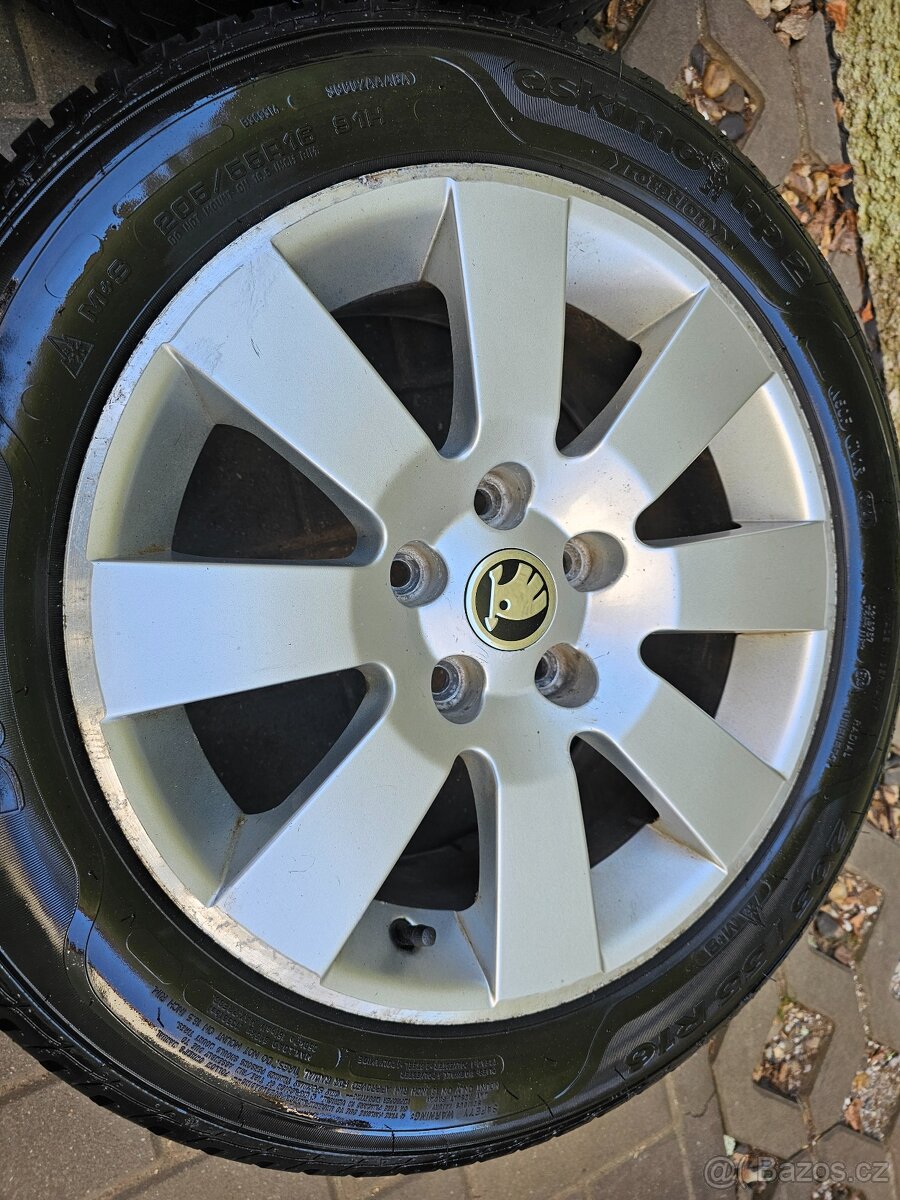 ALU kola Metan Škoda 5x112 Superb R16 zimní - 3