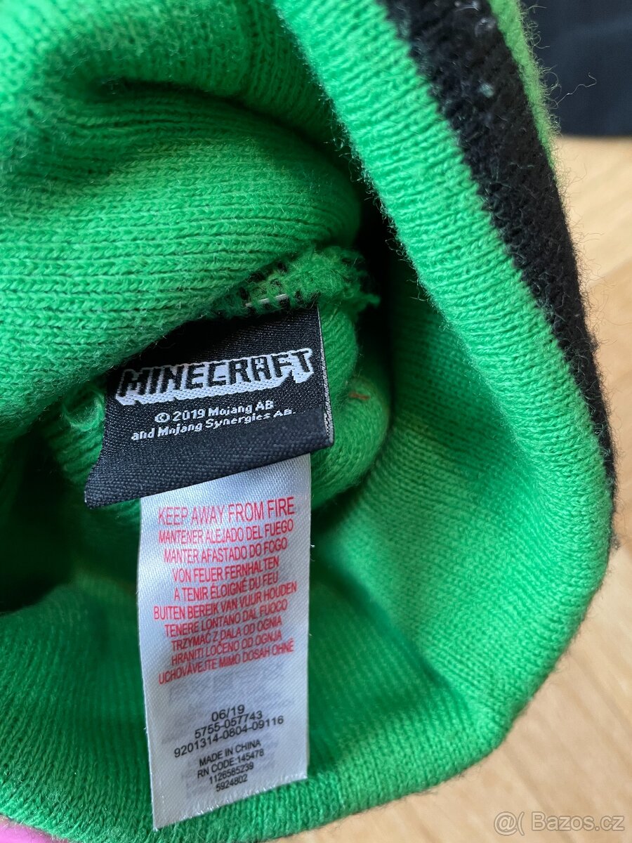 Klučičí set čepice a šála Minecraft M/L NOVÝ - 3
