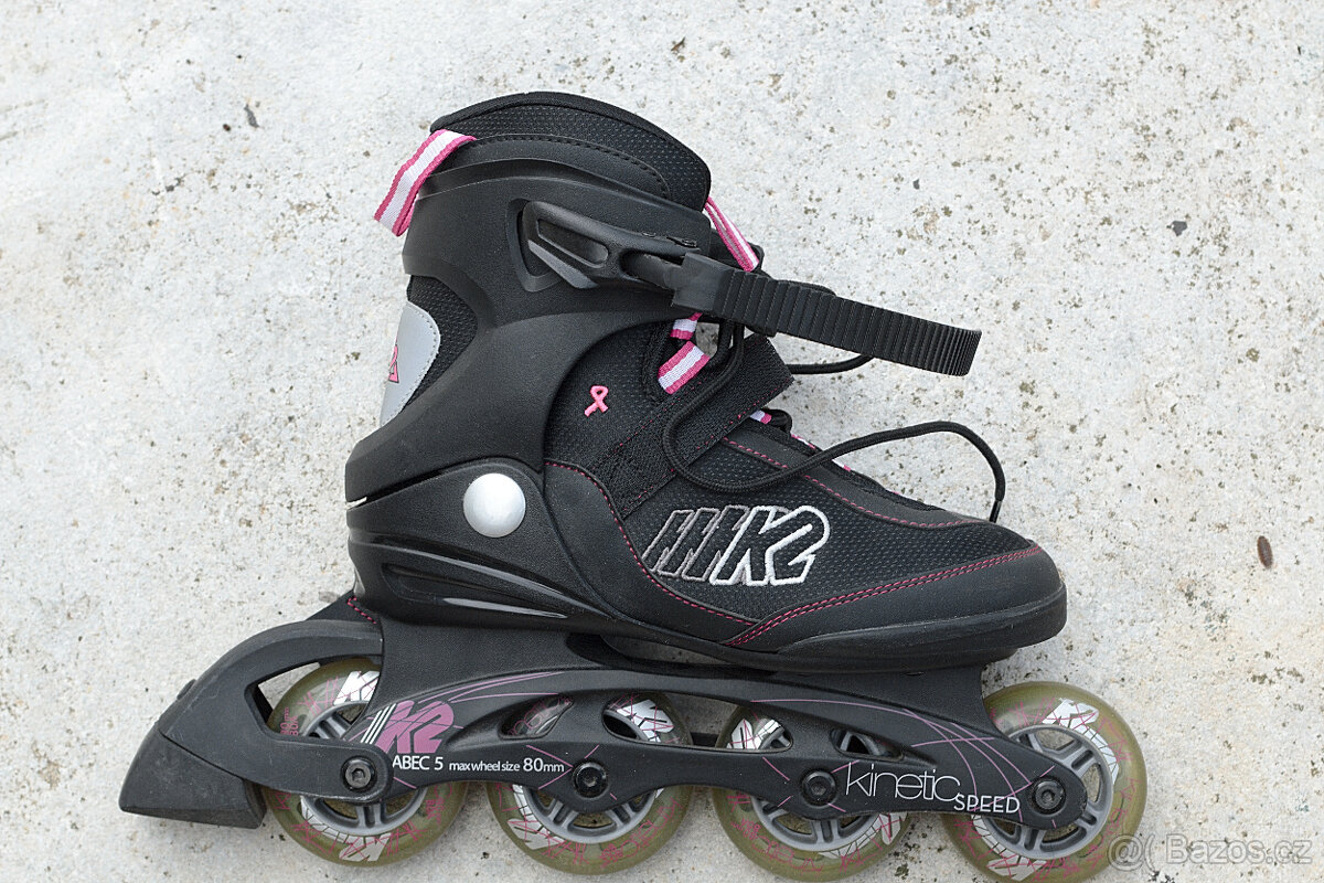 Prodám kolečkové brusle K2, vel. 38 - 3