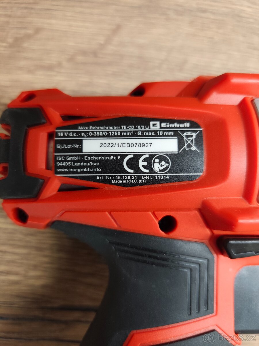 Einhell te cd 18_2_Li ako vrtacka - 3