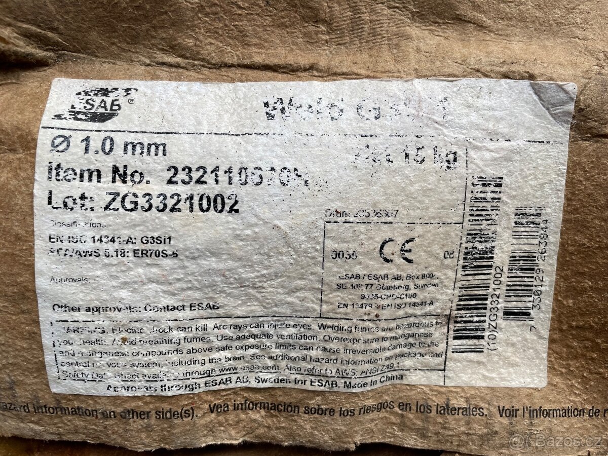 SVAŘOVACÍ DRÁT ESAB 1mm, 15kg - 3