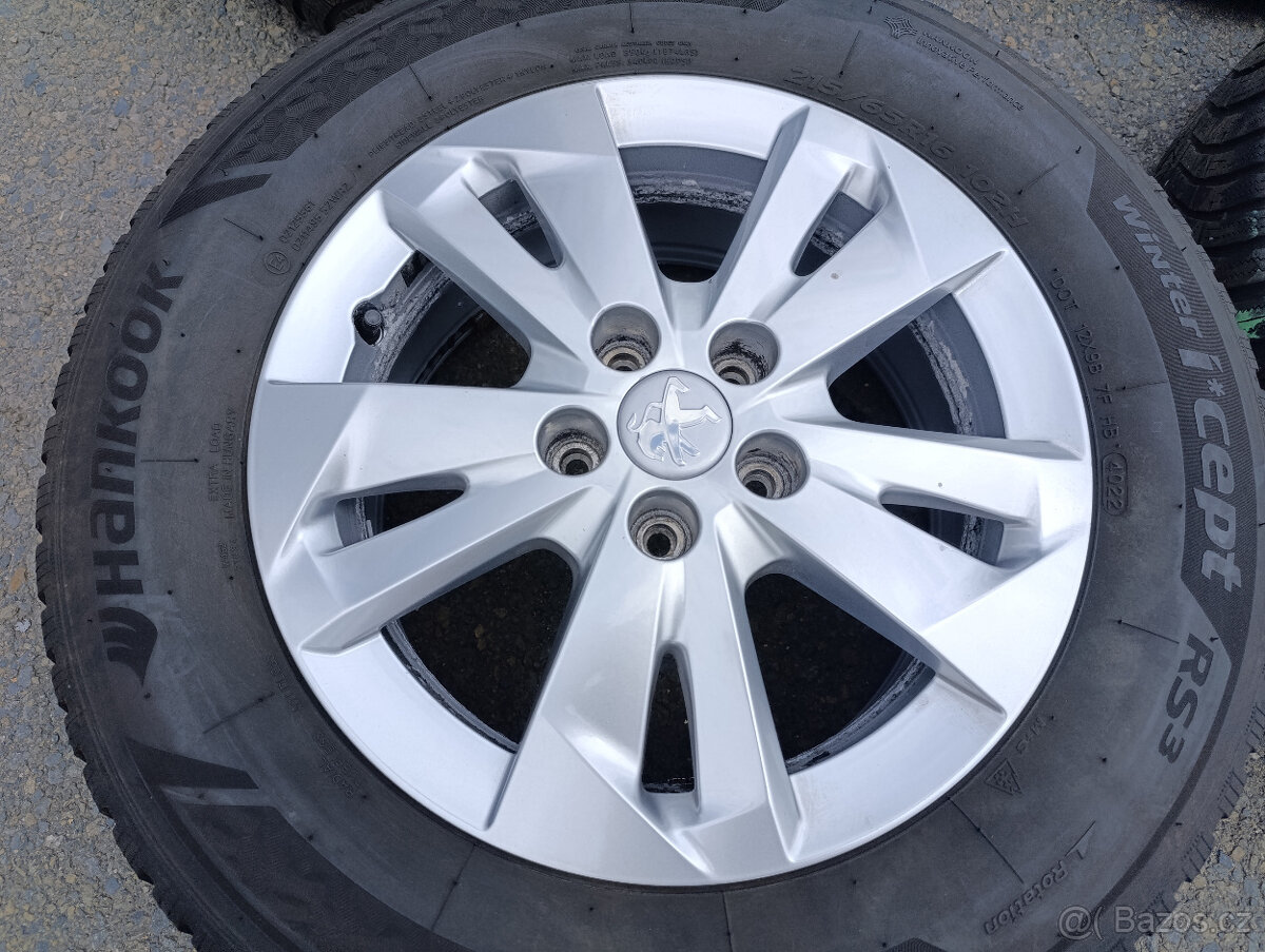 5x108 Peugeot Rifter 6,5Jx16" ET47 alu disky - 3